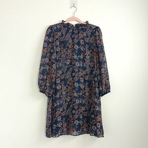 BCBGeneration Floral Long Sleeve Dress